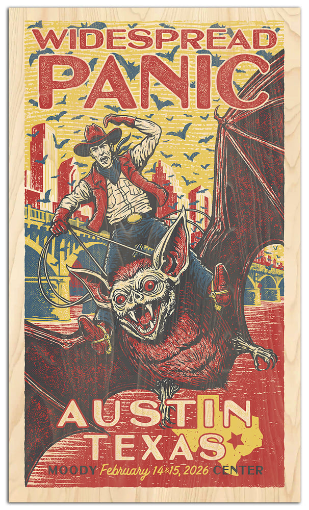 Image of Widespread Panic - Austin, TX - Birch Veneer Edition