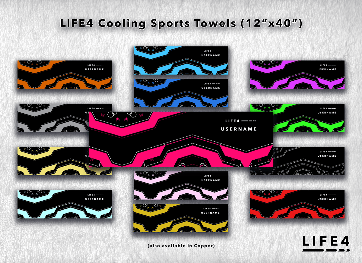 Image of LIFE4 Cooling Sports Towel (Personalized)