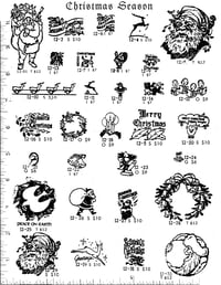 Image 1 of Christmas Rubber Stamps P12
