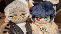 Image 5 of PRE-ORDER Mio's 10cm Thanatos & Zagreus pair plushies