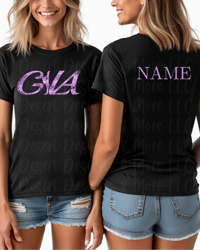 Image 1 of Gila Cheer Glam Front and back Shirt 