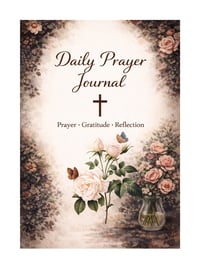 Image 1 of 90 Day Daily Prayer Journal Printable PDF-Christian Devotional Planner