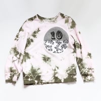 Image 3 of tie dye dyed green butterflies butterfly ten 10 party tenth 10th birthday bday gift courtneycourtney