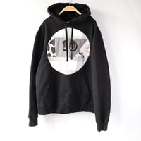 Image 1 of patchwork gray black ten 10 party tenth 10th birthday bday gift courtneycourtney hoodie sweatshirt