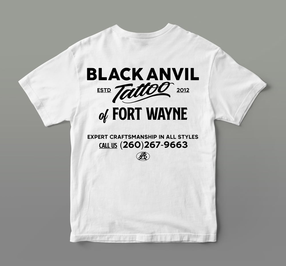 Image of Black Anvil Classic (white)