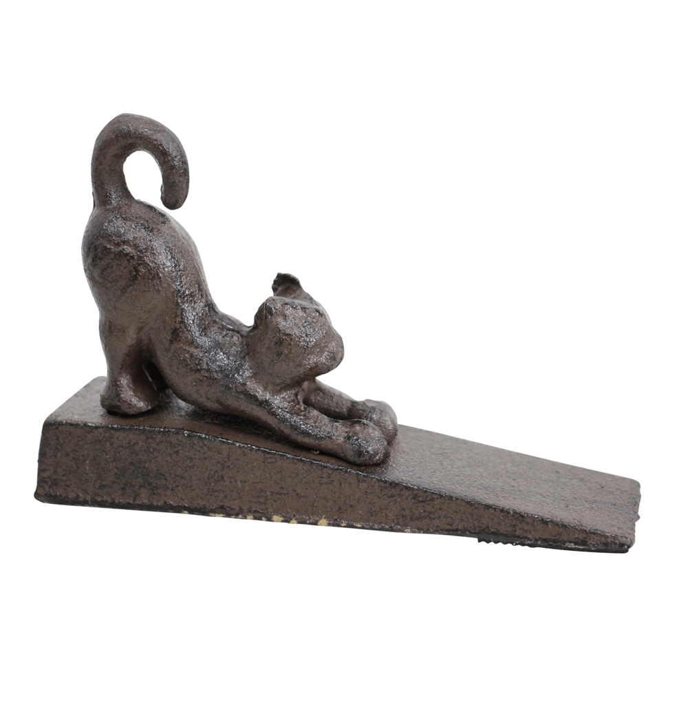 Image of Doorstop - Stretching Cat