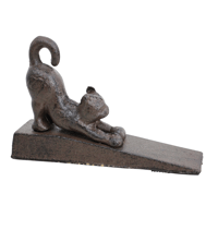 Stretching Cat Doorstop