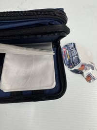 Image 10 of Vintage Circa Disc man and 12 double sided CD holder