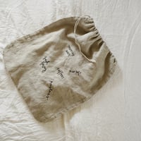 linen natural bread bag  - favourite things