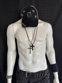 Image 1 of Stevie Rachelle "Stage Worn / Monster Energy" Trucker Hat with Pins