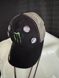 Image 5 of Stevie Rachelle "Stage Worn / Monster Energy" Trucker Hat with Pins