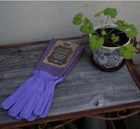 Image 4 of Goatskin Gauntlet Scratch Protector Gardening Gloves