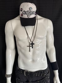 Image 1 of Stevie Rachelle "Stage Worn / Crashdiet Hat" Trucker Hat w/ Pins