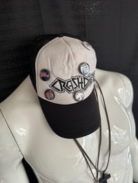 Image 3 of Stevie Rachelle "Stage Worn / Crashdiet Hat" Trucker Hat w/ Pins