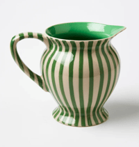 Image 1 of Pitcher - Green Stripe