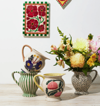 Image 4 of Pitcher - Green Stripe