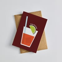 Image 2 of Happy Birthday Cocktail Card