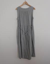 Image 3 of Uniqlo linen/cotton blend maxi dress ladies size M