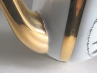 Image 11 of Vintage Czechoslovakian Porcelain Teapot, Courting Couple Decor of Man Proposing 