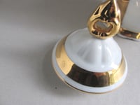 Image 14 of Vintage Czechoslovakian Porcelain Teapot, Courting Couple Decor of Man Proposing 