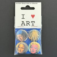 I Like Art - Badge Set