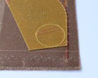 Image 3 of *SALE* Waxed Canvas Collaged Composition No.1