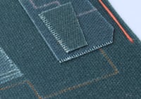 Image 2 of *SALE* Waxed Canvas Collaged Composition No.2