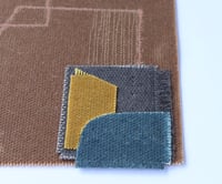 Image 3 of *SALE* Waxed Canvas Collaged Composition No.3