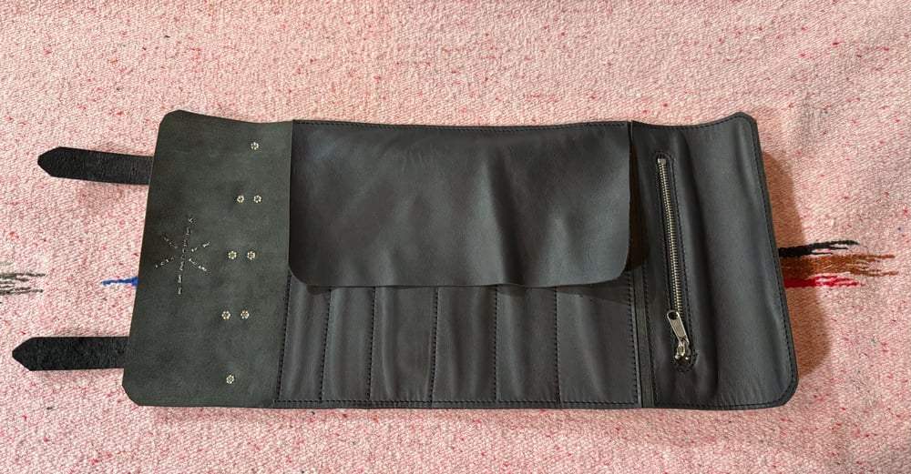 Image of Heartland MFG Leather Studded Tool Roll