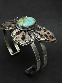 Image 3 of Mixed Metal Butterfly Cuff