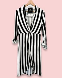 Image 3 of PUNK STRIPE DRESS ✘ IBIZA PRINT  ✘ VINTAGE  ✘ UPCYCLED