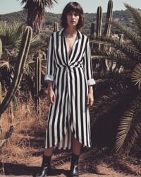 Image 4 of PUNK STRIPE DRESS ✘ IBIZA PRINT  ✘ VINTAGE  ✘ UPCYCLED