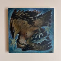 hunting osprey original painting