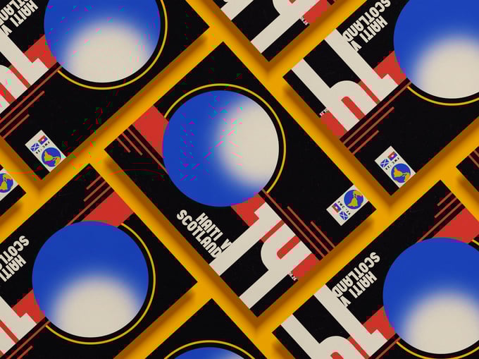 Image of Haiti v Scotland World Cup '26 Cassette Design Poster