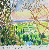 Tuscany View/ Drawing A Day 4.14.26