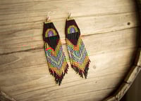 Image 2 of Rainbow Long earrings