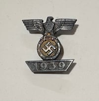 Image 1 of WW2 (Nazi Germany) 1939 Spange (Clasp) for the 1914 Iron Cross 2nd Class Medal