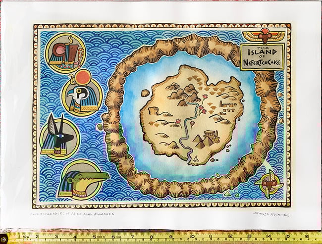 Of Mice and Mummies: The Island of Neferteacake