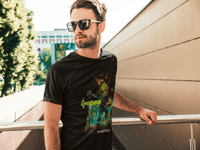 Image 2 of Spooky Mask T-Shirt