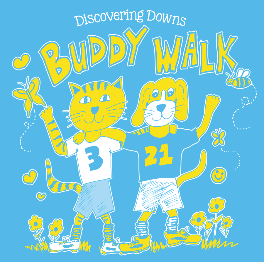 Image of Discovering Downs Buddy Walk Tee