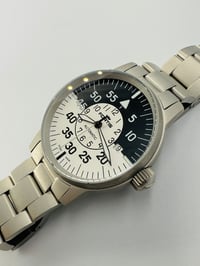 Image 11 of Fortis Flieger Automatic 25 Jewels Swiss Made Pilot Watch Black/White Dial Date
