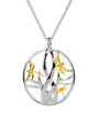 Keith Jack Jewelry Sale SS/10K DRAGONFLY IN REEDS NECKLACE PPX4802-S