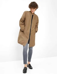 Image 3 of GABARDINA BOMBER CAMEL 
