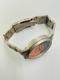 Image 9 of Fortis Flieger Automatic 25 Jewels Swiss Made Pilot Watch Black/Orange Dial Date