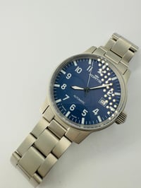 Image 12 of Fortis Flieger Automatic 25 Jewels Swiss Made Pilot Watch Blue Dial Date
