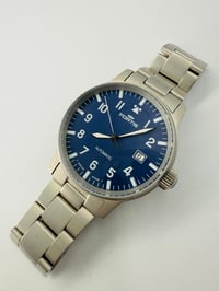 Image 7 of Fortis Flieger Automatic 25 Jewels Swiss Made Pilot Watch Blue Dial Date