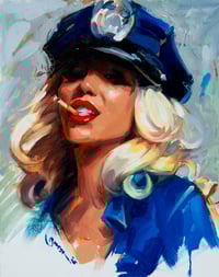 Image 1 of 'ARE YOU FEELING LUCKY?' Original Oil Painting