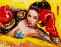 Image 1 of 'SHARKEY'S CLUB' Original Oil Painting