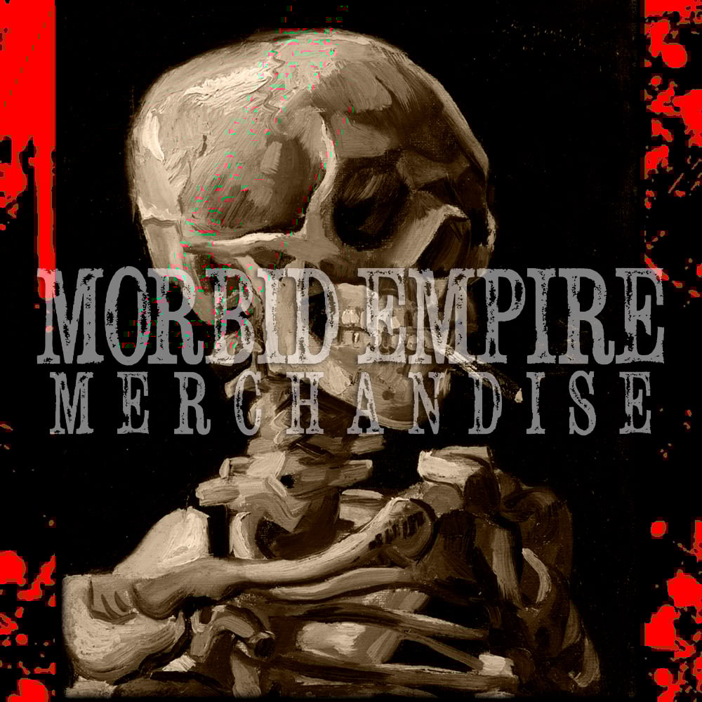 Skull of a Skeleton with Burning Cigarette T-shirt