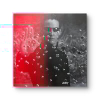 Image 2 of "Matrix" Rouge Noir 30x30cm